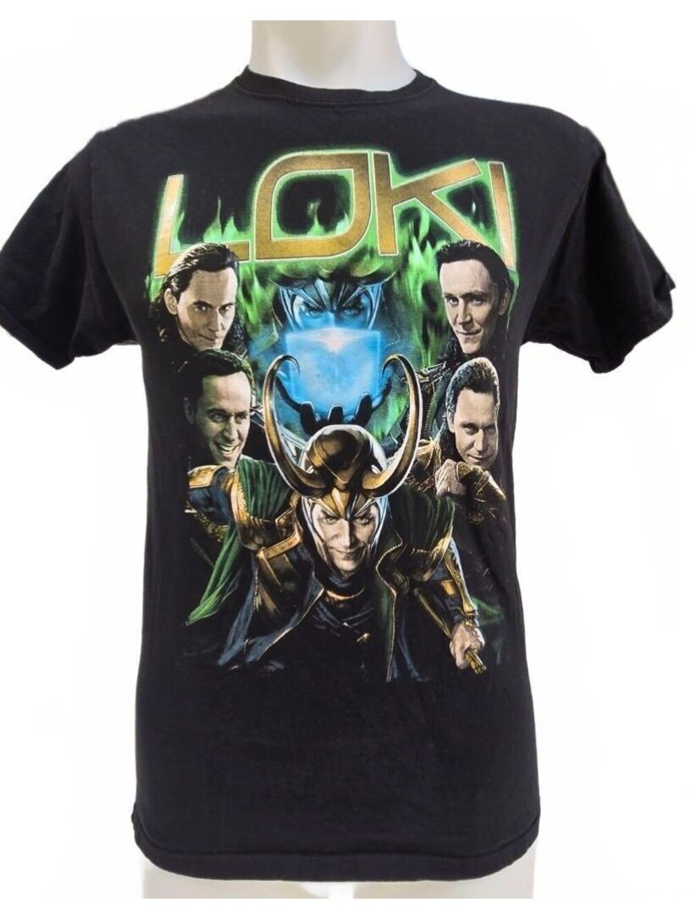 Marvel Loki The Infinity Saga Men’s Small Black Graphic Y2K Superhero Marvelcore